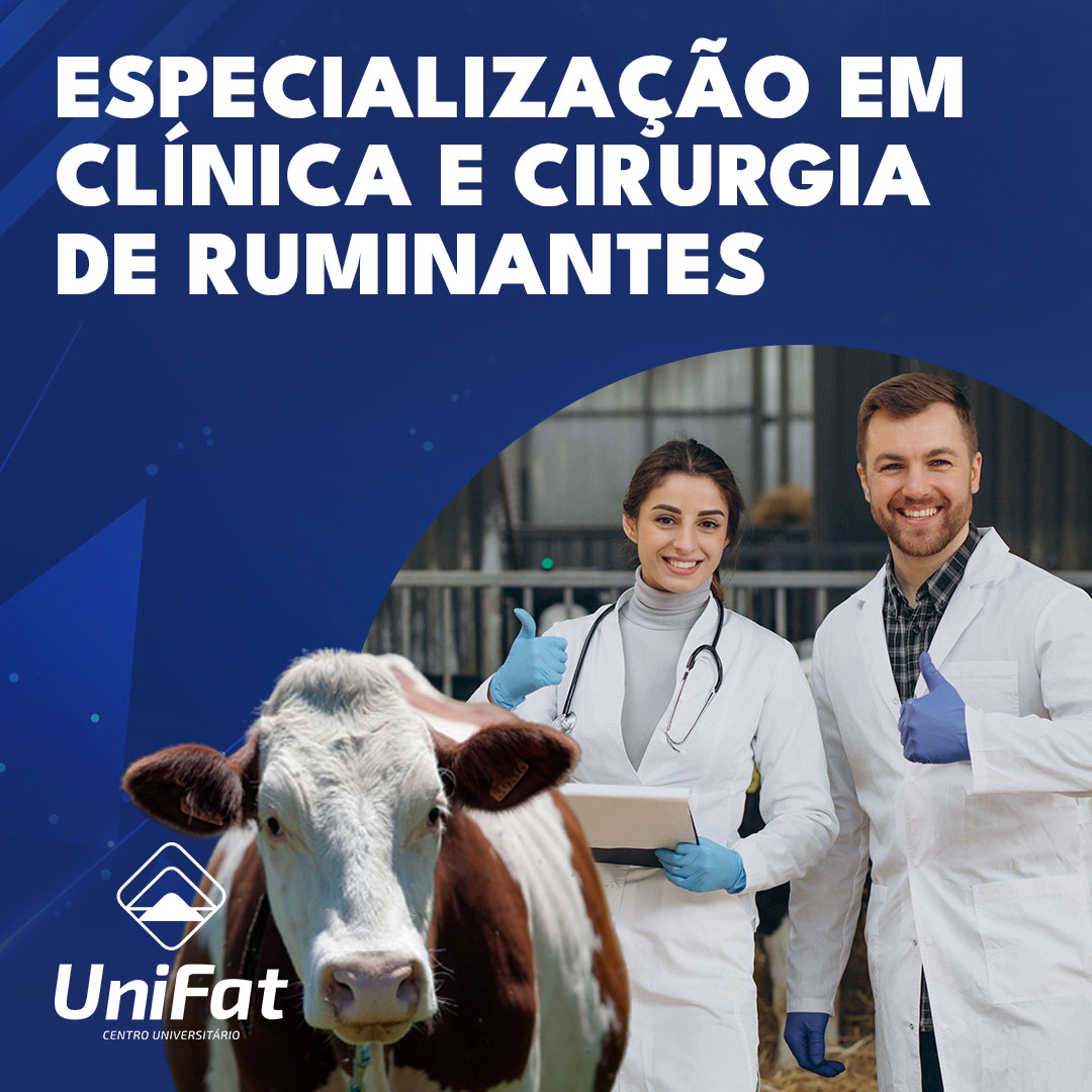 CURSO DE ESPECIALIZAÃÃO EM CLÃNICA E CIRURGIA DE RUMINANTES